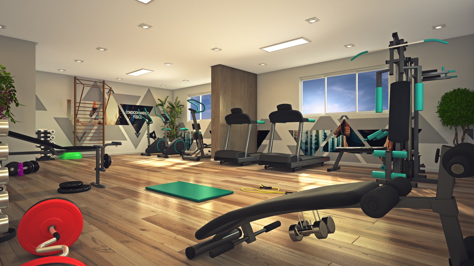 espaço fitness